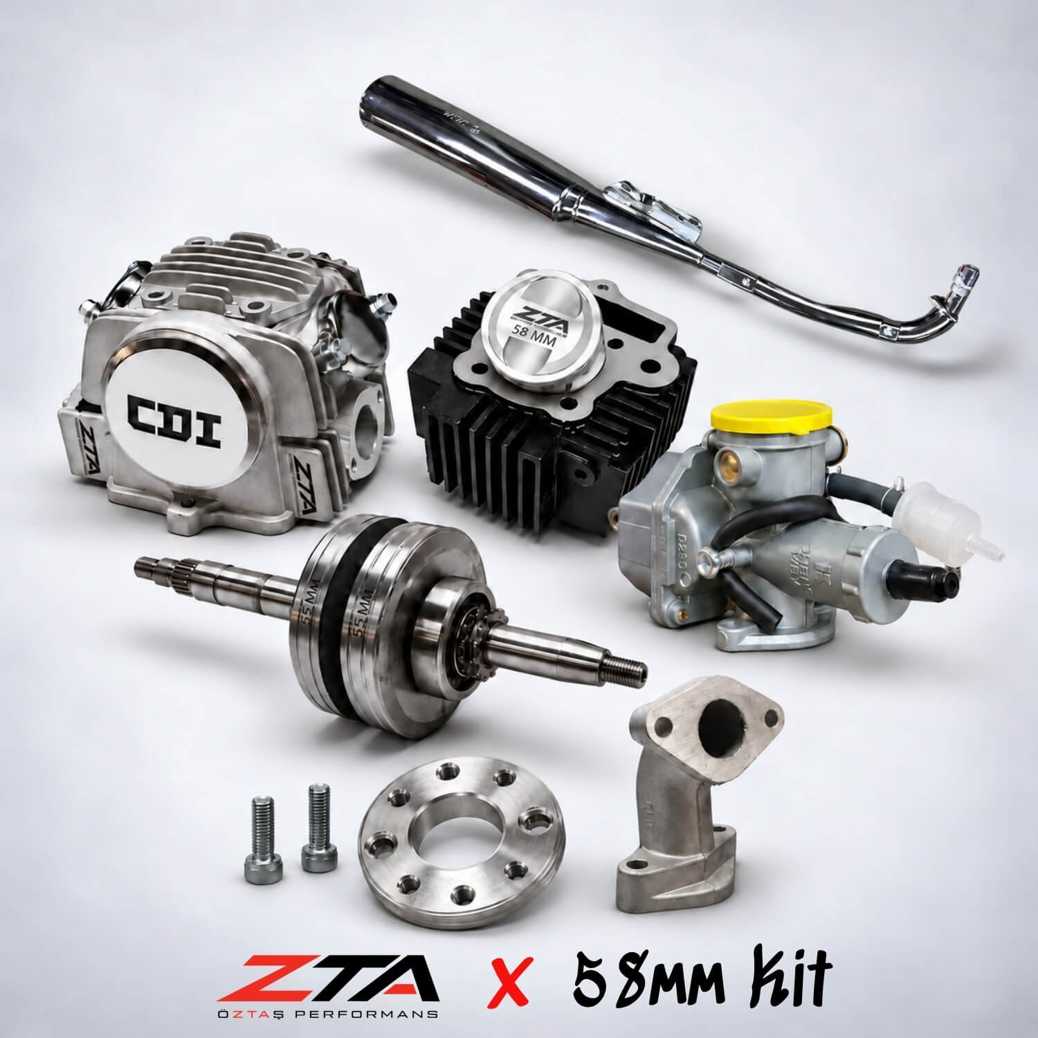 CUP 145CC Full Performans Kit / Çift Debriyajlı Tüm Motorlara Uyumlu